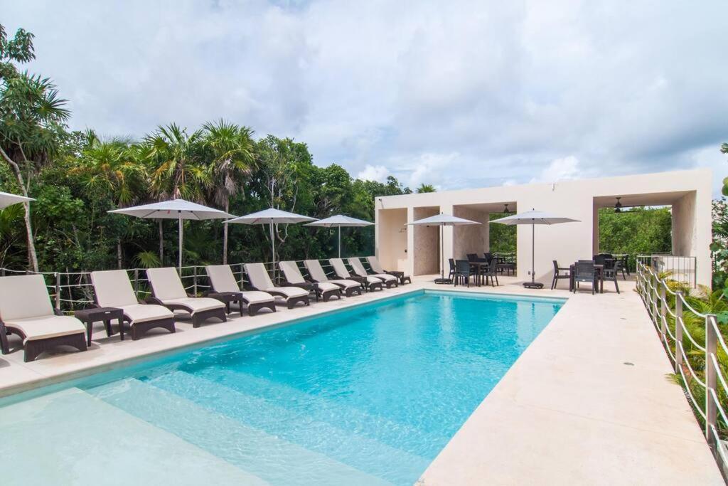 Ground Level Garden Condo At Akumal South By Tao Santamar Eksteriør bilde