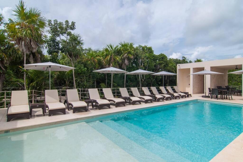 Ground Level Garden Condo At Akumal South By Tao Santamar Eksteriør bilde