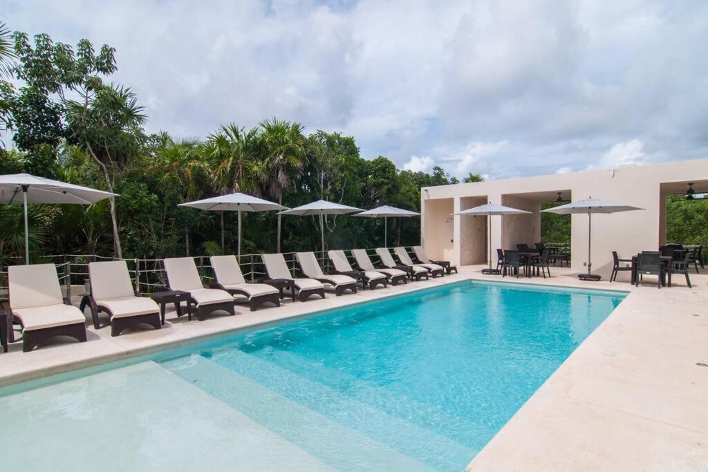 Ground Level Garden Condo At Akumal South By Tao Santamar Eksteriør bilde